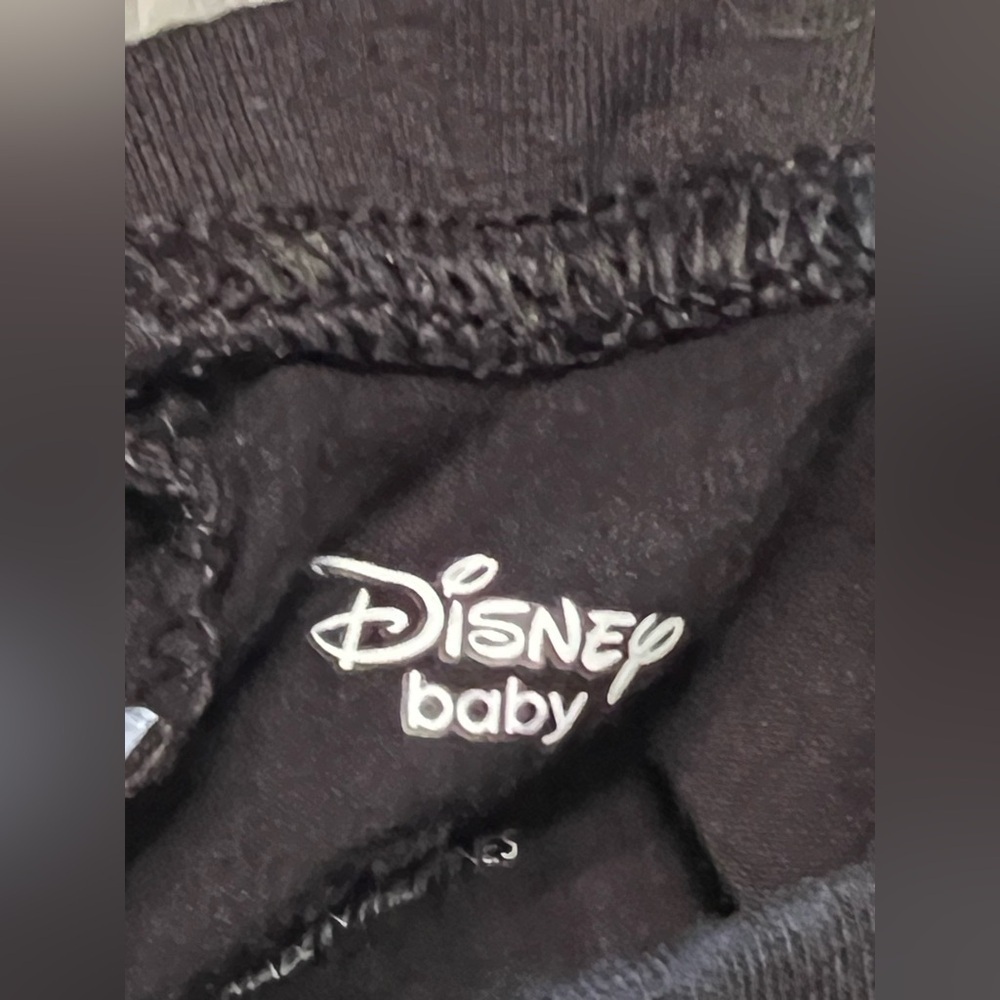 Disney NWOT Baby White and Black Polka Dot Outfit - Picture 6 of 8